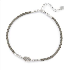 Cooper Pendant Necklace in Platinum Drusy